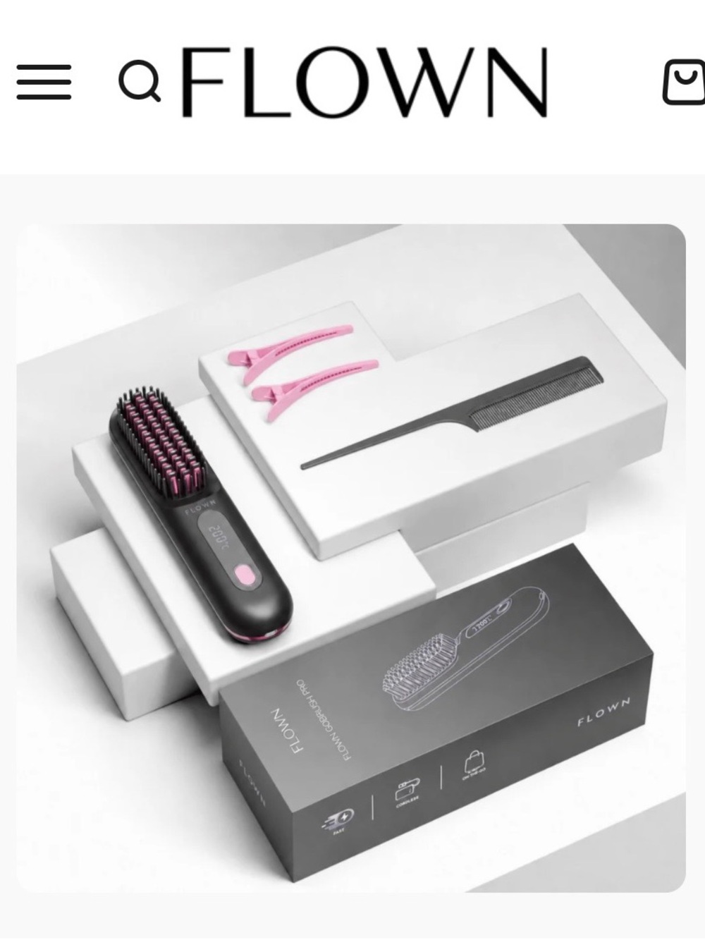FLOWN Straightening Brush